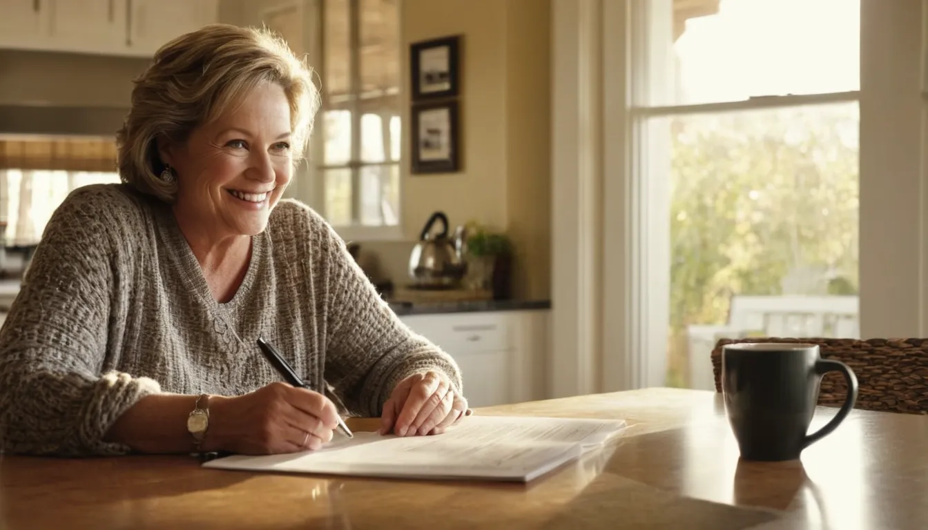 A homeowner reviewing a written quote at the kitchen table in the Chicago area